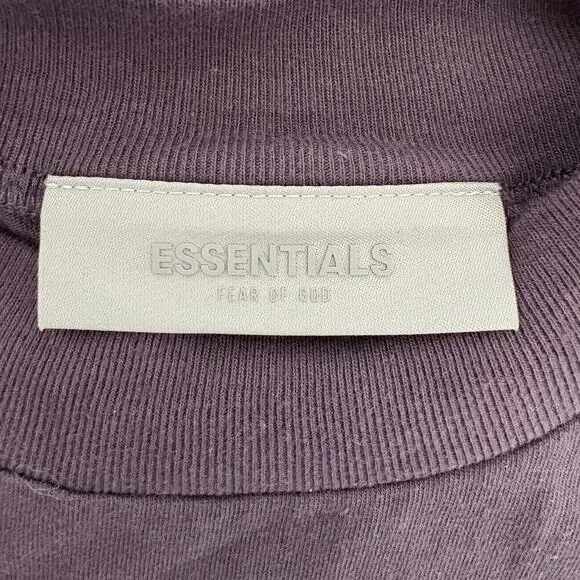 Fear Of God Essentials T Shirt Brown Taupe Small - Picture 3 of 6